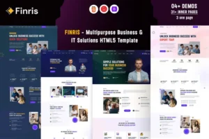 Mua Finris - Business & IT Solutions HTML5 Template giá rẻ