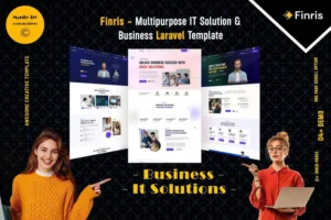 Mua Finris - IT Solution & Business Laravel Template giá rẻ