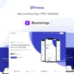 Fintesa – App Landing Page HTML Template