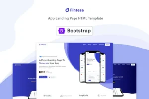 Mua Fintesa - App Landing Page HTML Template giá rẻ