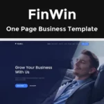 FinWin – One Page Business Finance Template