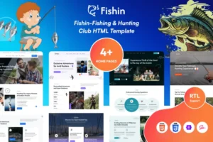 Mua FIshin - Fishing & Hunting Club HTML Template giá rẻ