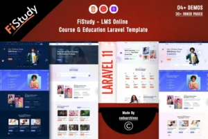 Mua FiStudy - LMS Course & Education Laravel Template giá rẻ