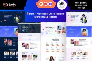 Mua FiStudy - LMS & Education Course HTML5 Template giá rẻ