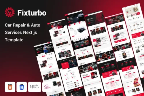 Mua Fixturbo - Car Service & Auto Repair React Js giá rẻ