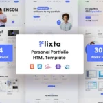 Flixta – Personal Portfolio HTML Template