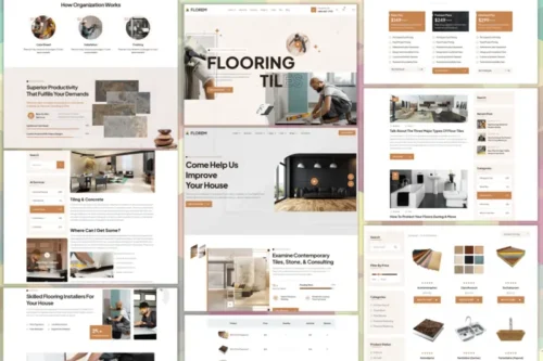 Mua Florem - Tiling & Flooring HTML Template giá rẻ