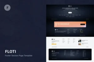 Mua Flot - Creative Footer Section Template giá rẻ