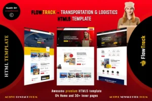 Mua Flowtrack- Transportation Logistics HTML Template giá rẻ