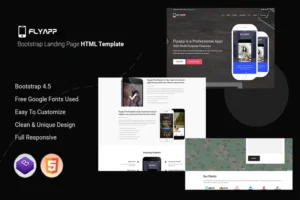 Mua Flyapp - Bootstrap Landing Page giá rẻ
