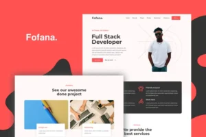 Mua Fofana - Personal Portfolio Template giá rẻ
