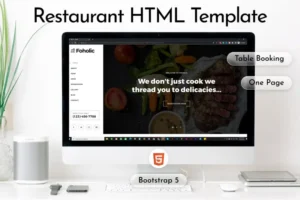 Mua Foholic - One Page Restaurant HTML Template giá rẻ