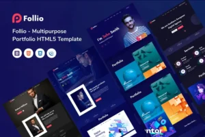 Mua Follio - Multipurpose Portfolio HTML5 Template giá rẻ