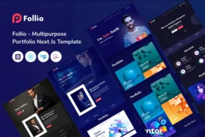 Mua Follio - Multipurpose Portfolio Next Js Template giá rẻ