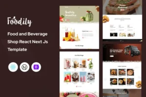 Mua Foodily - Food & Beverage Shop React Next Js giá rẻ