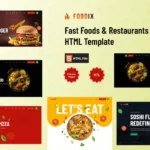 Foodix – Fast Foods & Restaurants HTML + RTL Templ