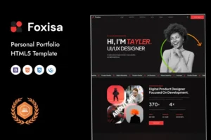 Mua Foxisa – Personal Portfolio HTML5 Template giá rẻ