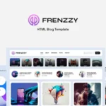 Frenzzy – Blog HTML Template
