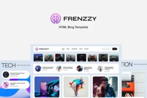 Mua Frenzzy - Blog HTML Template giá rẻ