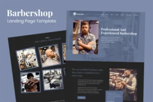Mua Frizerie - Barbershop Landing Page Template giá rẻ