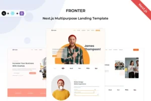 Mua Fronter - Next.js Multipurpose Landing Template giá rẻ