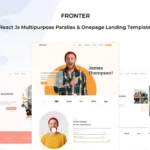 Fronter – React Js Multipurpose Landing Template