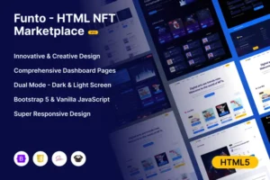Mua Funto - HTML NFT Marketplace giá rẻ