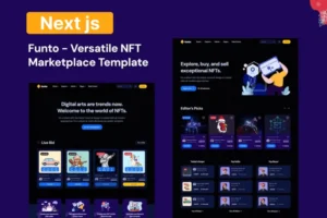 Mua Funto - NFT Marketplace Next JS Template giá rẻ