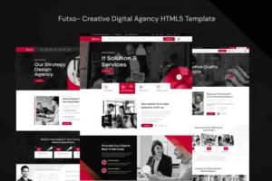 Mua Futxo- Creative Digital Agency HTML5 Template giá rẻ