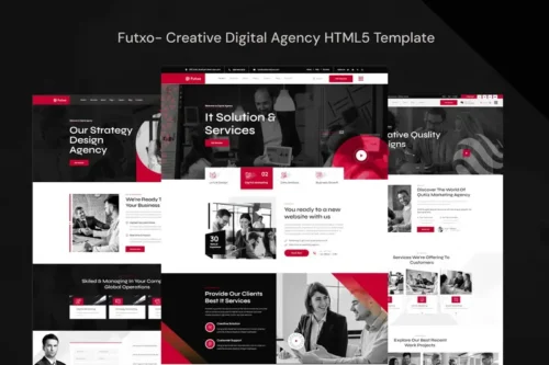 Mua Futxo- Creative Digital Agency HTML5 Template giá rẻ