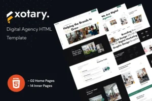 Mua Fxotary - Digital Agency HTML Template giá rẻ