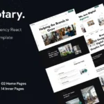 Fxotary – Digital Agency React NextJS Template
