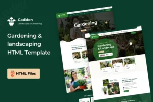 Mua Gadden - Garden & Landscaping HTML Template giá rẻ