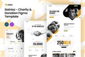 Mua Gainioz - Charity & Donation React Template giá rẻ