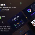 Gameon – Metaverse IGO Launchpad HTML Template