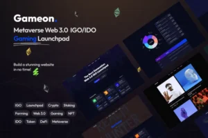 Mua Gameon - Metaverse IGO Launchpad HTML Template giá rẻ
