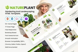 Mua Gardening And Landscaping HTML Template. giá rẻ