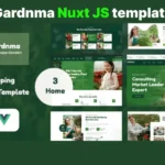 Gardnma – Gardening and Landscaping Nuxt JS Templa