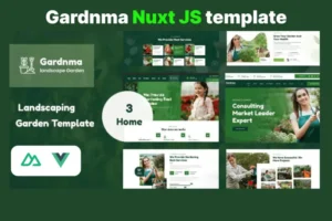 Mua Gardnma - Gardening and Landscaping Nuxt JS Templa giá rẻ