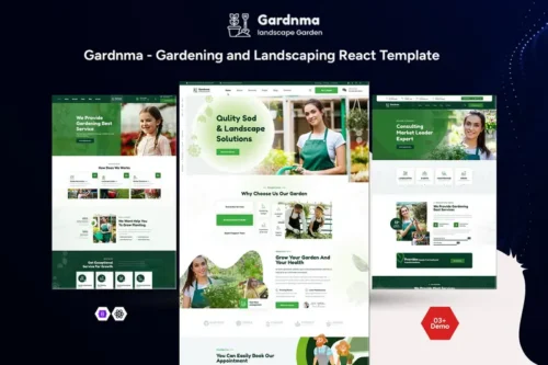 Mua Gardnma - Gardening and Landscaping React Template giá rẻ