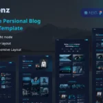 Genz – Creative Personal Blog Portfolio NextJS