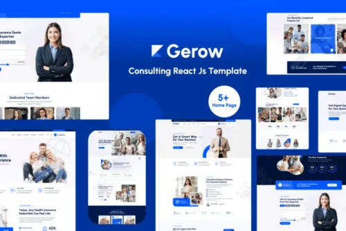Mua Gerow - Business Consulting ReactJS Template giá rẻ