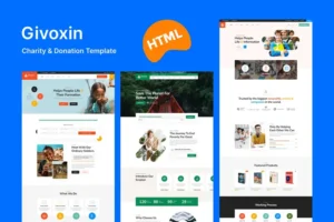 Mua Givoxin - Fundraising & Charity HTML Template giá rẻ
