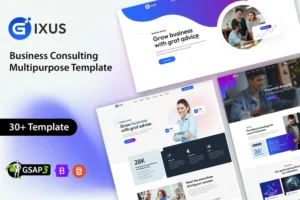 Mua Gixus - Business Consulting HTML Template giá rẻ