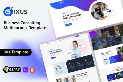 Mua Gixus - Business Consulting HTML Template giá rẻ
