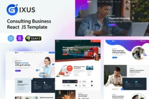 Mua Gixus - Consulting Business React Template giá rẻ