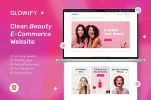 Mua Glowify - Beauty Products eCommerce Template giá rẻ