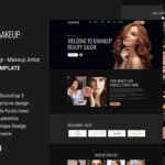 Gmaakeup – Makeup Artist HTML Template
