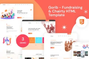 Mua Gorib - Fundraising & Chairty HTML Template giá rẻ