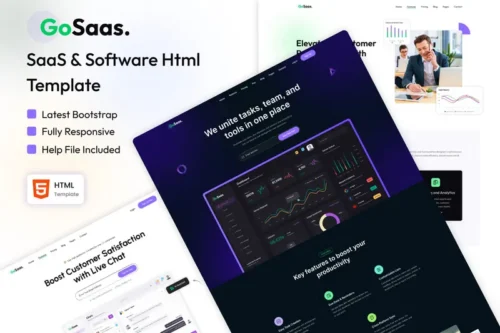 Mua Gosaas - SaaS & Software Startup Template giá rẻ